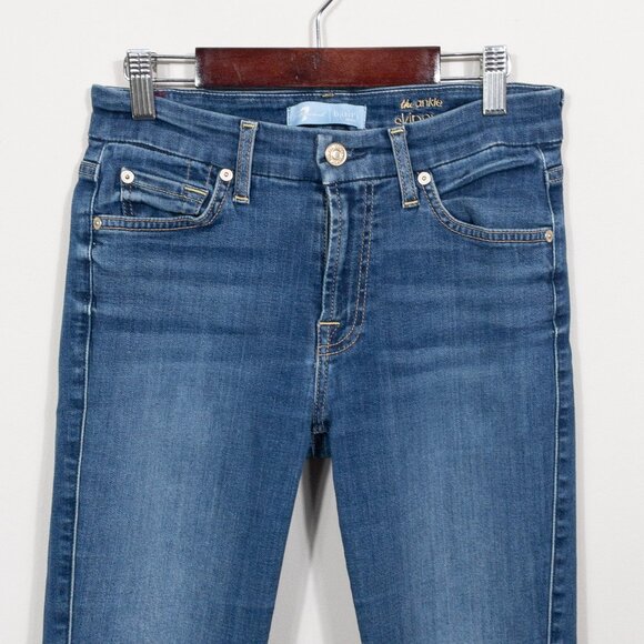 Bundle of Two 7 For All Mankind Skinny Jeans Blair + Josefina SZ 26 - Picture 9 of 15